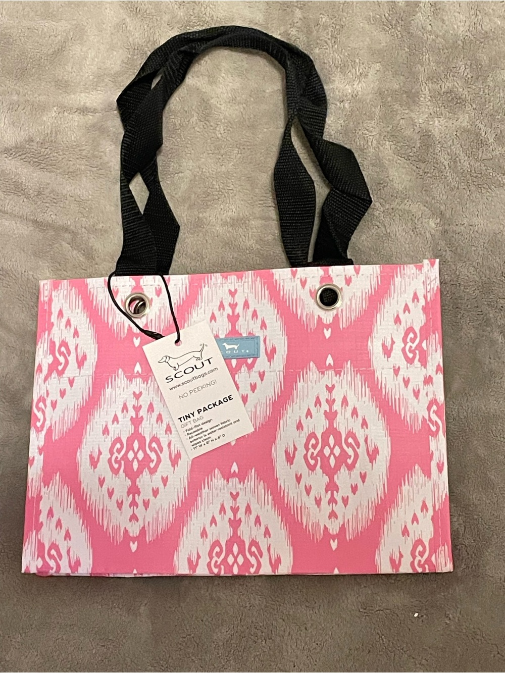 Scout Pink and Navy Swirl Cosmetic Bag with Matching Pink Tote NWT - Picture 10 of 10